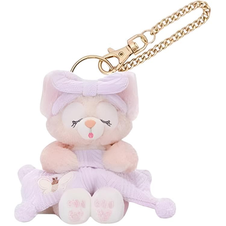Disney x DISNEYLAND Duffy и Friends Коллекция Soft Dreams Линабелл Кольцо для ключей Плюшевые брелки Шанхай Дисней - изображение 1