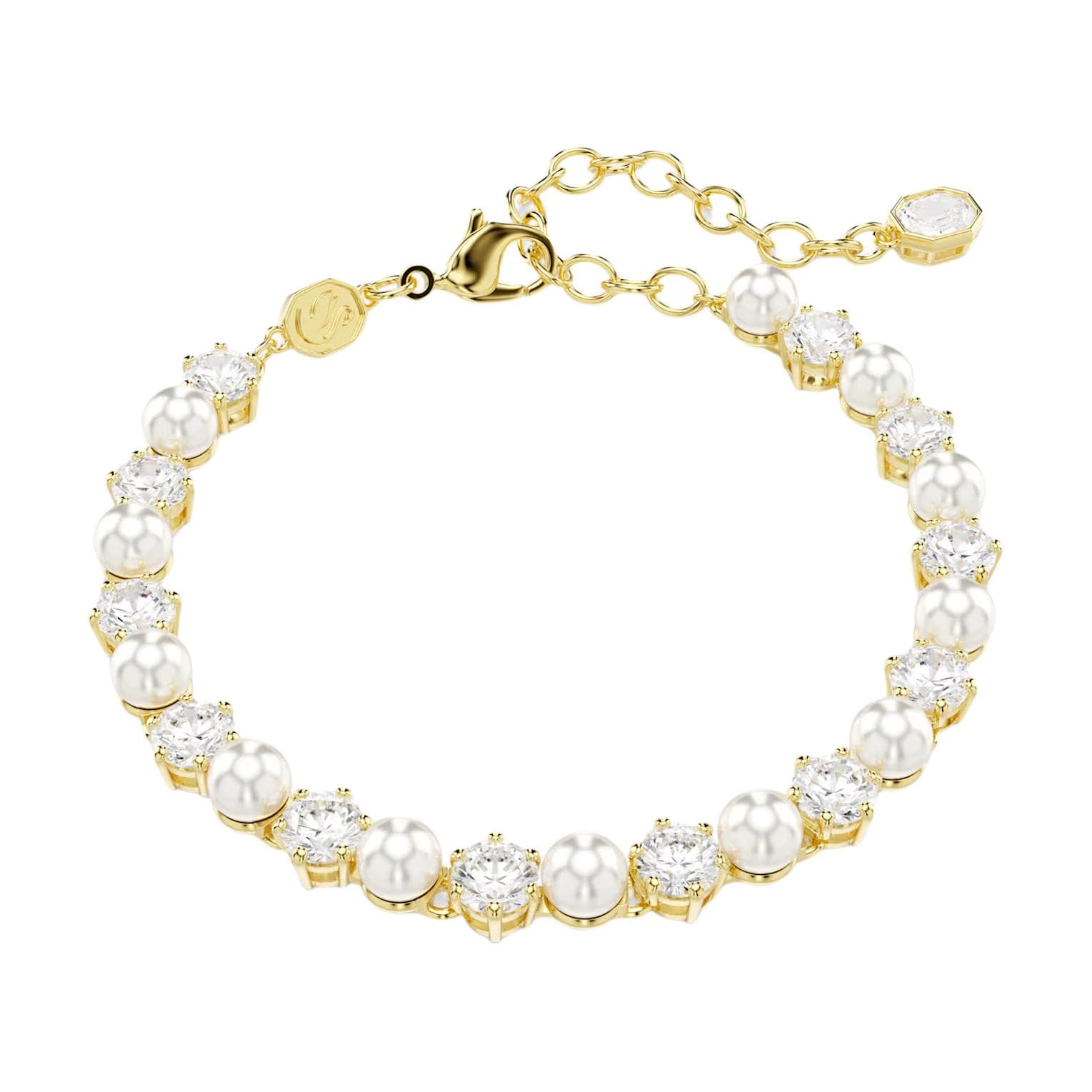 Браслет Swarovski Matri Браслеты с синтетическим кубическим цирконием Унисекс Белый - изображение 1