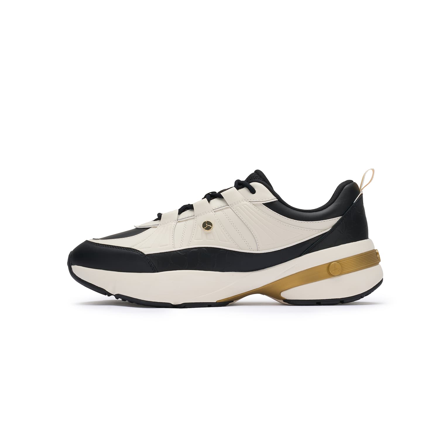 Кроссовки LI NING 1990 Износостойкий Легкий Низкий Верх Повседневная Обувь Женская Бежевая Черная - изображение 1