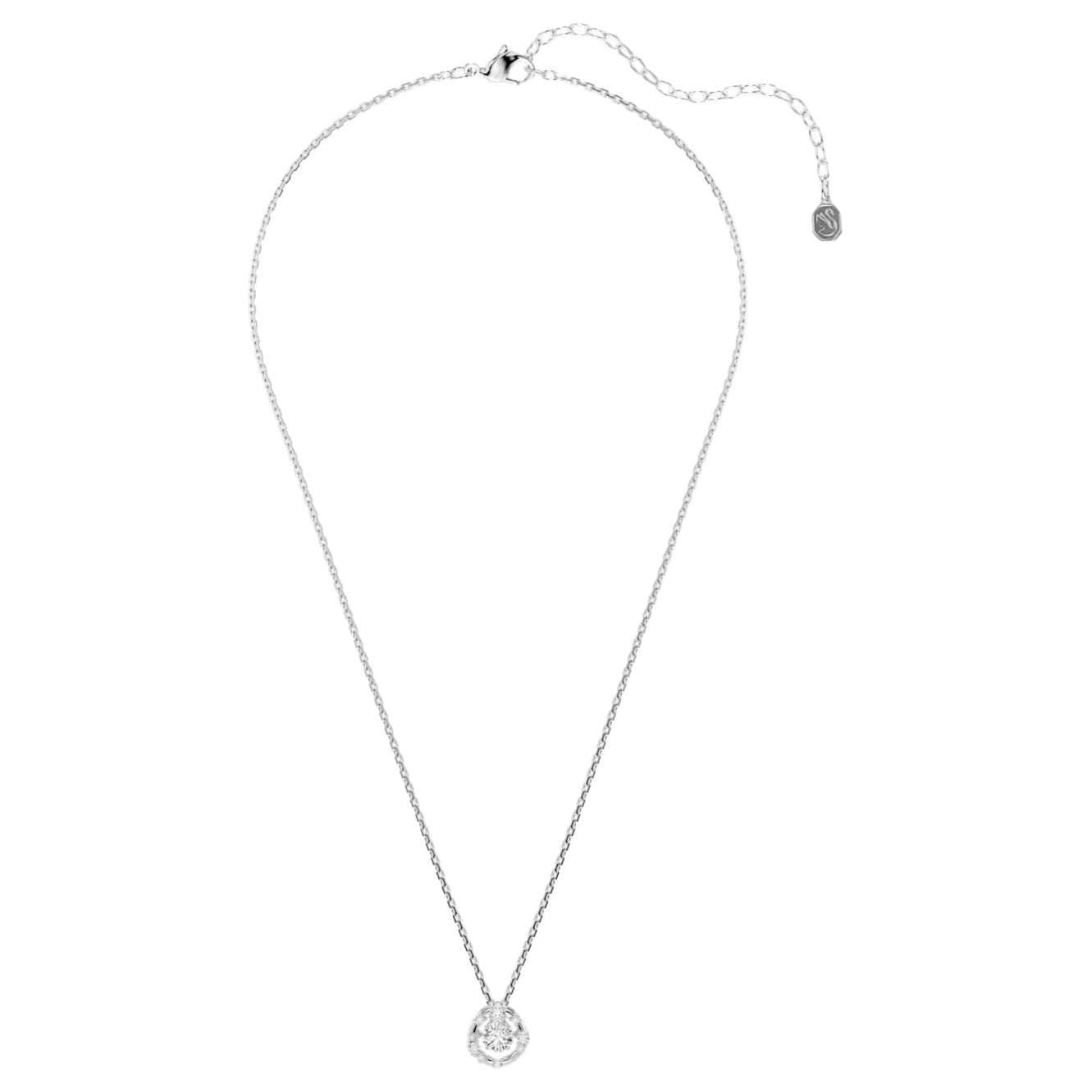 Ожерелье Swarovski Constella Цепочки и Ожерелья с Родиевым Покрытием Унисекс Белый - изображение 2