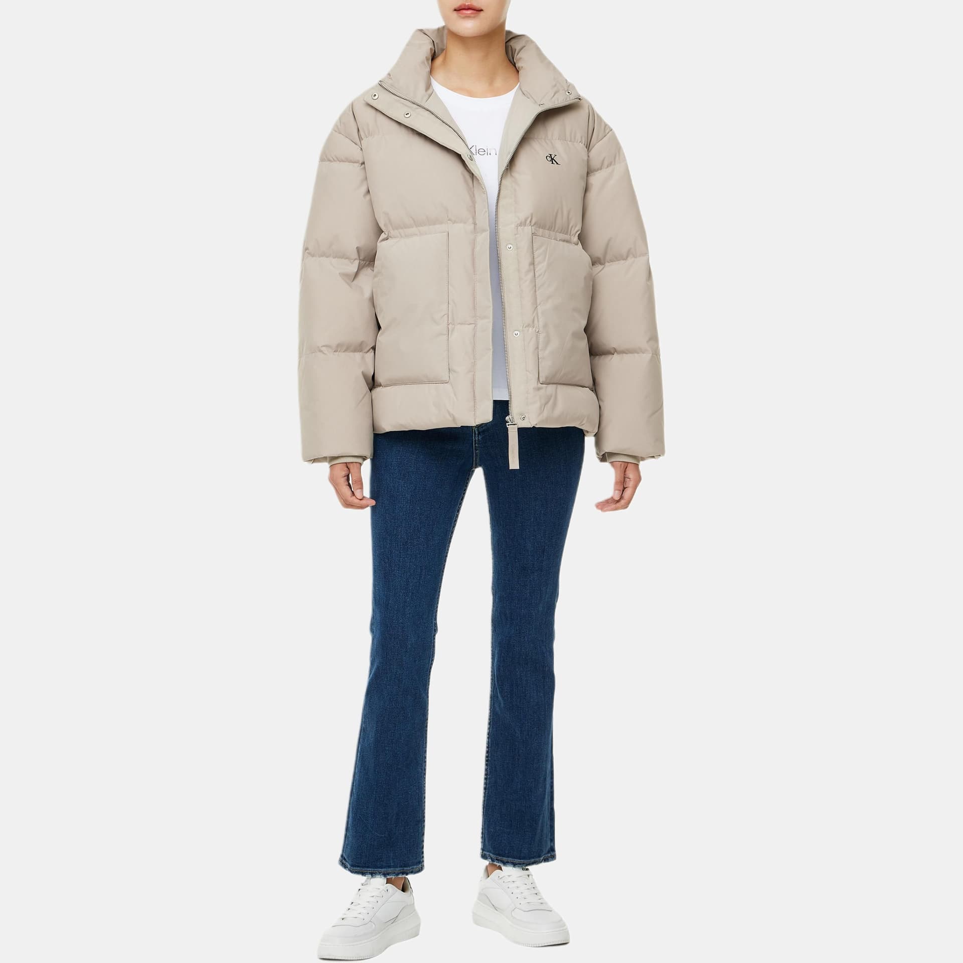Пуховик calvin klein Пуховик Женские Коричневый - изображение 5