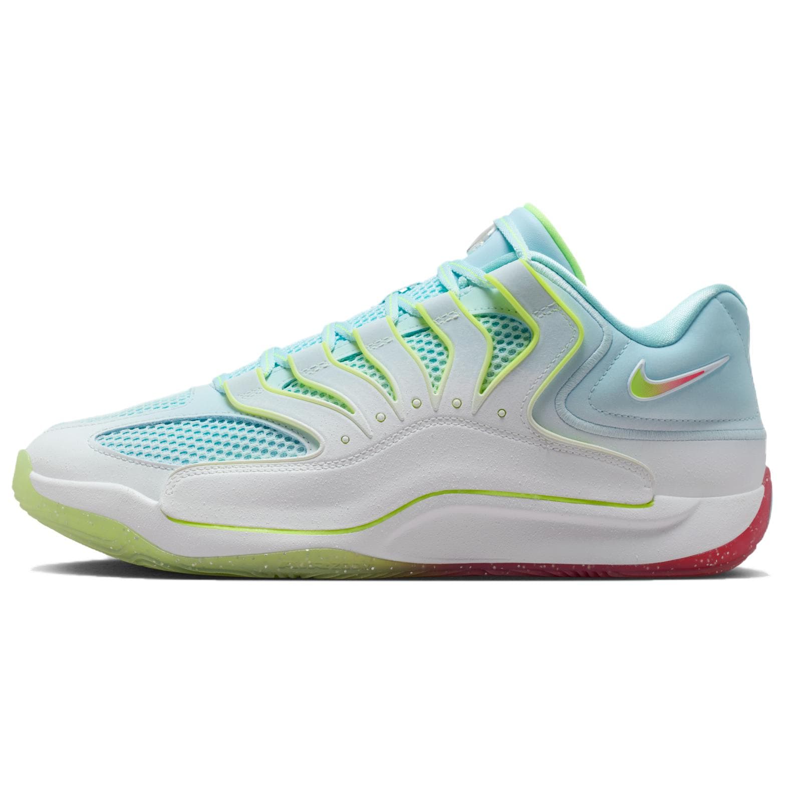 Кроссовки для баскетбола Nike KD 18 Дышащая Поддержка Амортизация Баскетбольные Кроссовки Мужские Белый Синий - изображение 1