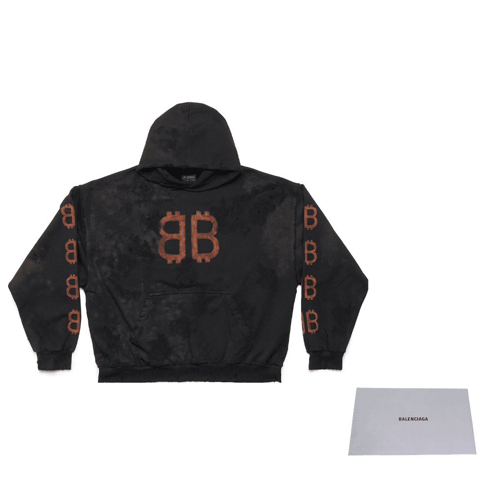 Худи Balenciaga FW23 Hoodie Black - изображение 4