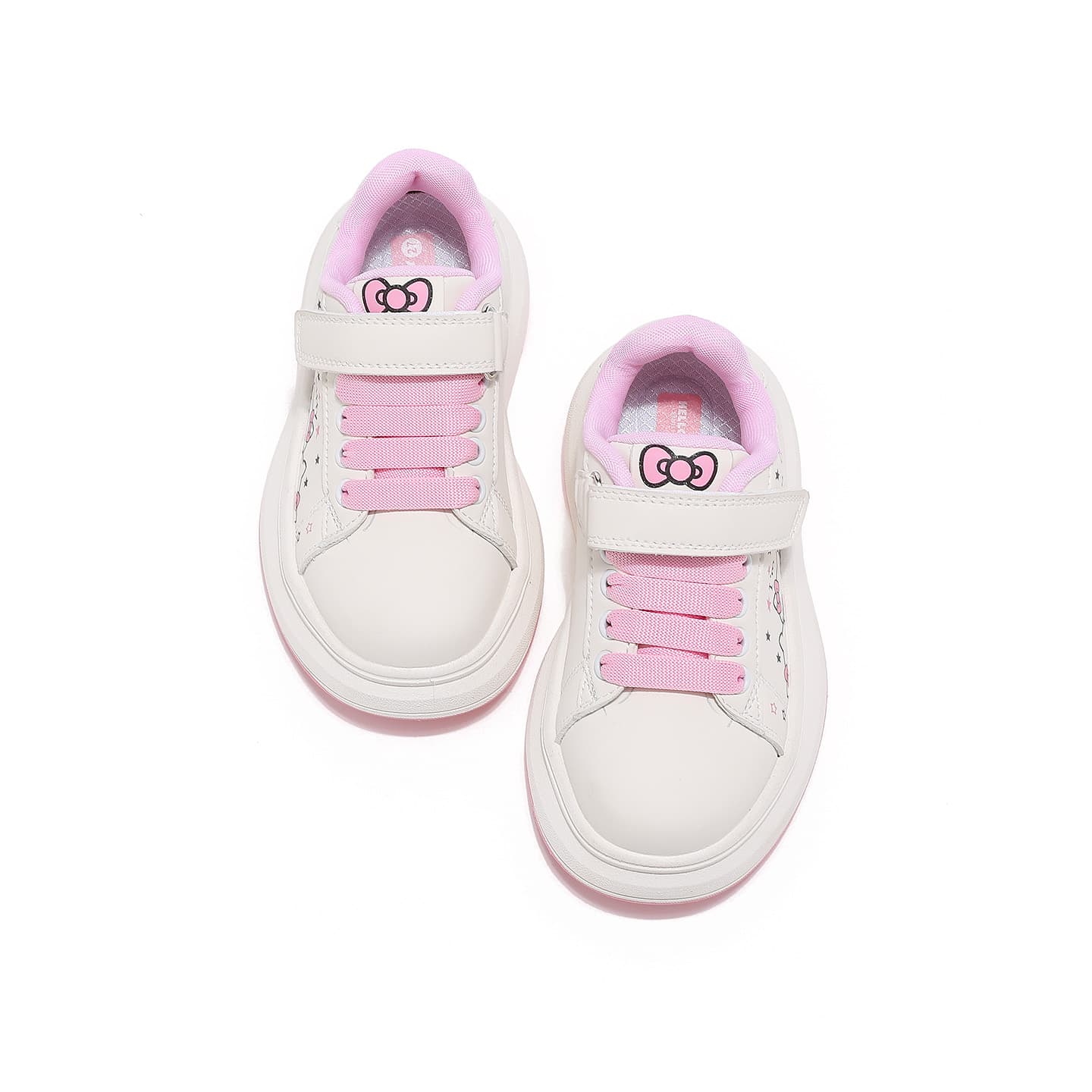 Кроссовки Sanrio x Hello Kitty Синтетическая кожа устойчивая к истиранию амортизация низкий топ - изображение 3