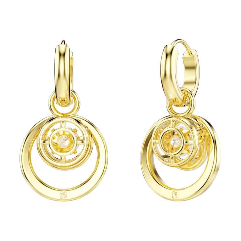 Серьги Swarovski Hyperbola Серьги с синтетическим кубическим цирконием Унисекс Белые - изображение 4