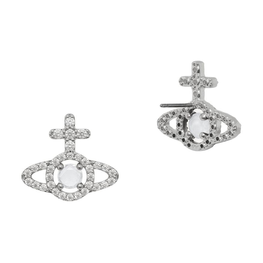 Серьги Серьги Vivienne Westwood унисекс серебряный белый - изображение 2
