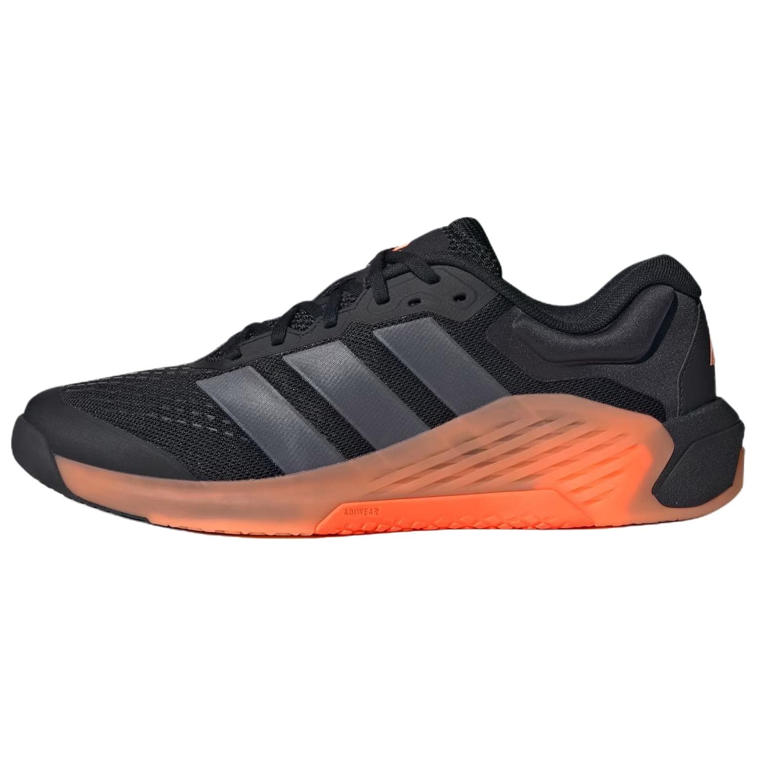 Кроссовки для спортзала Adidas DROPSET 4 Тренировочные кроссовки Мужские Черный Оранжевый - изображение 1