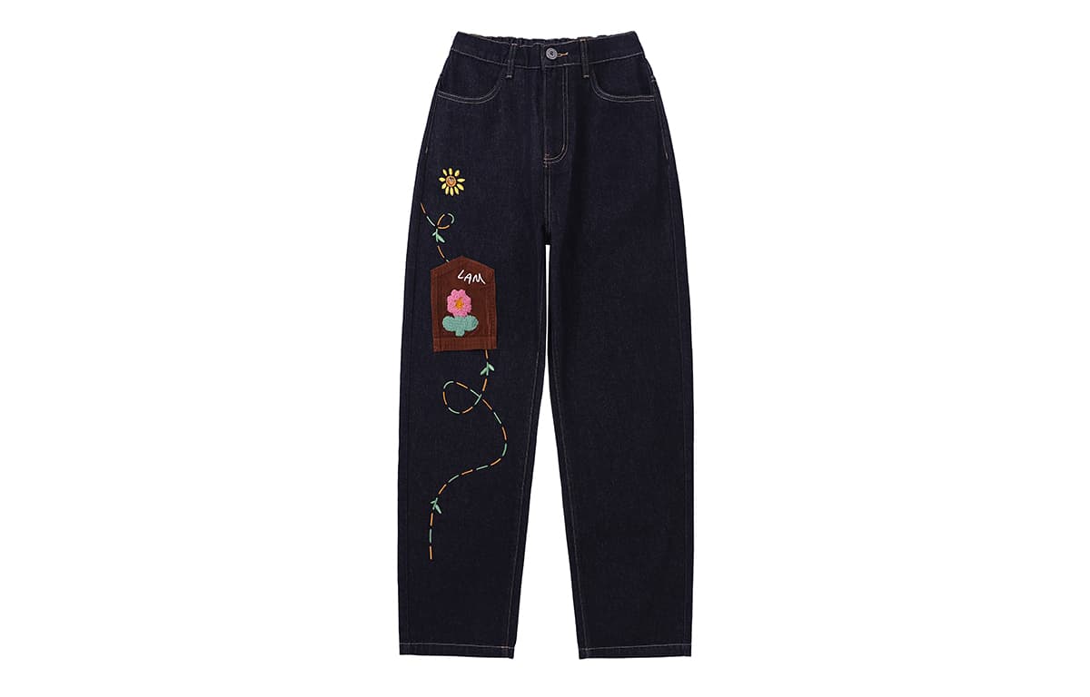 Штаны LAMLICKA Blue Unisex Jeans LAMLICKA Синий Унисекс Джинсы - изображение 1