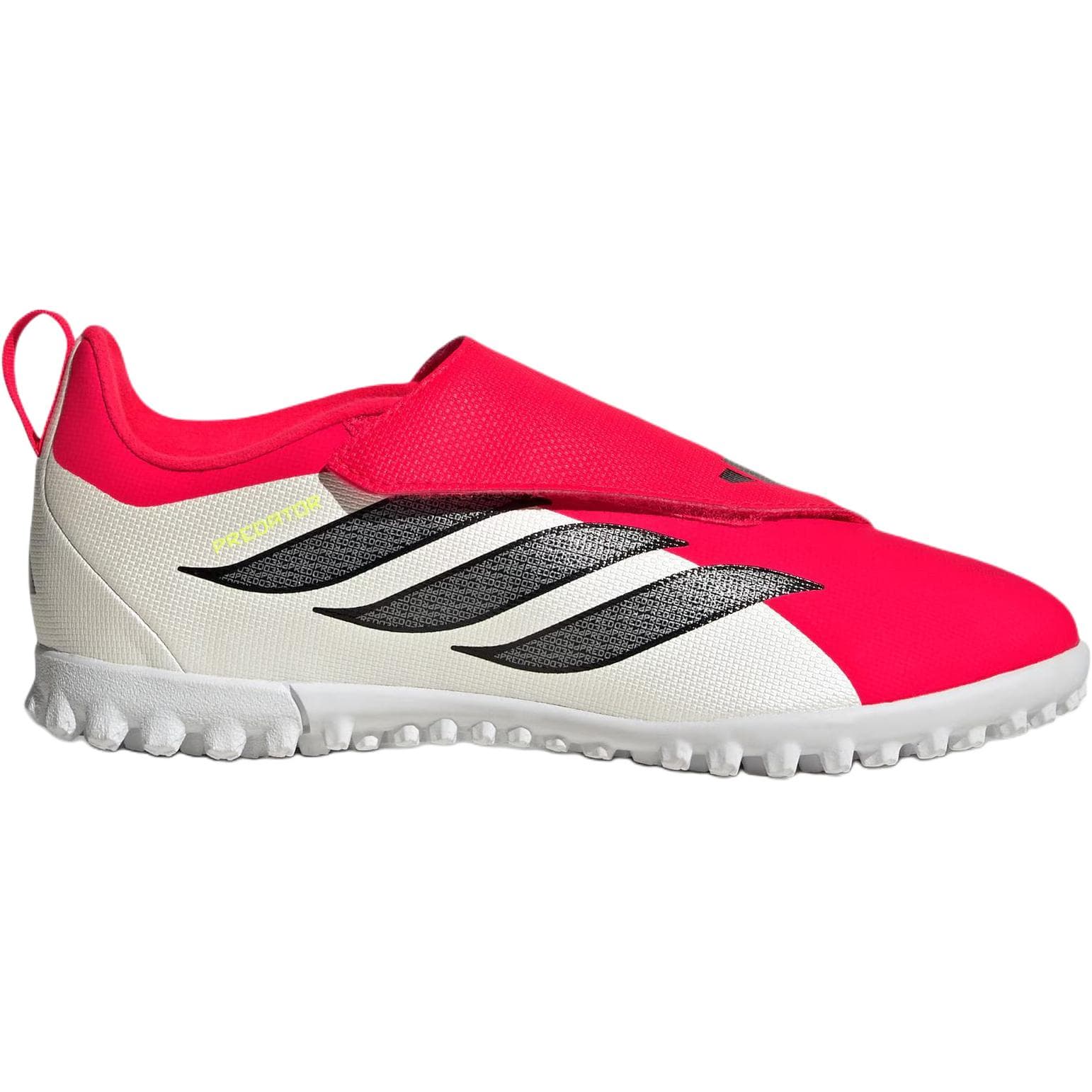 Бутсы Adidas Predator CLUB Low Футбольные бутсы для детей красные и черные - изображение 2