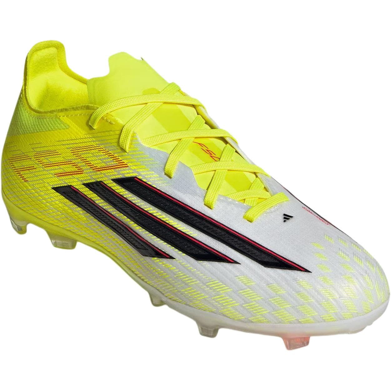 Бутсы Adidas F50 ELITE Low Топ Футбольные бутсы Неоново-желтый Черный Детский - изображение 3