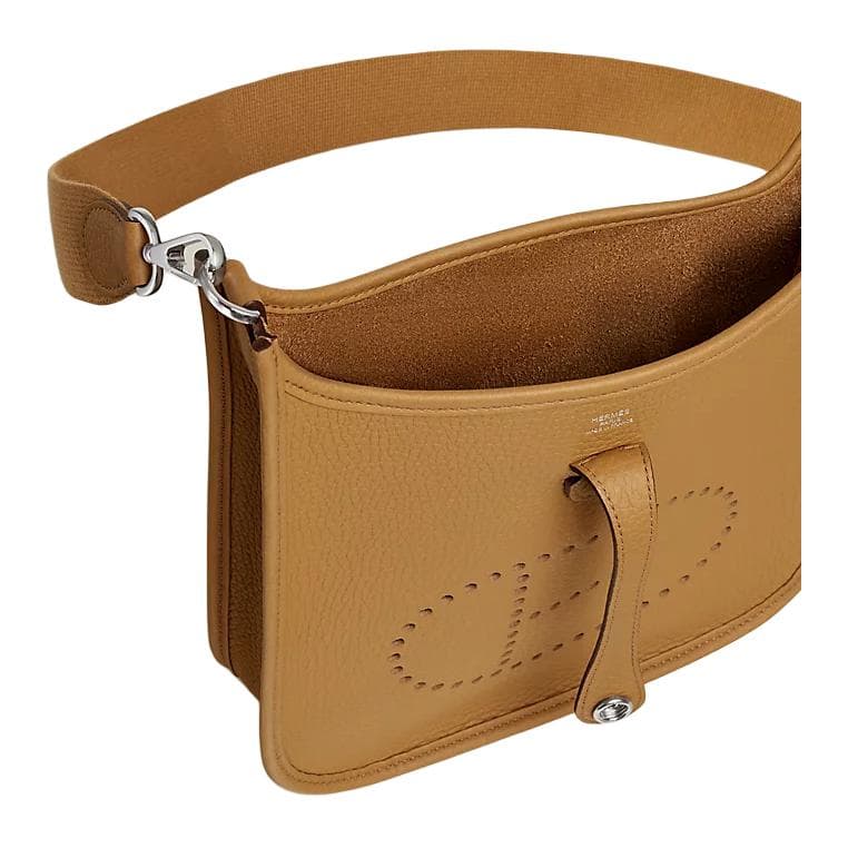 Сумка через плечо HERMES Evelyne Poche III 23 Clemence 23 4B Biscuit - изображение 4