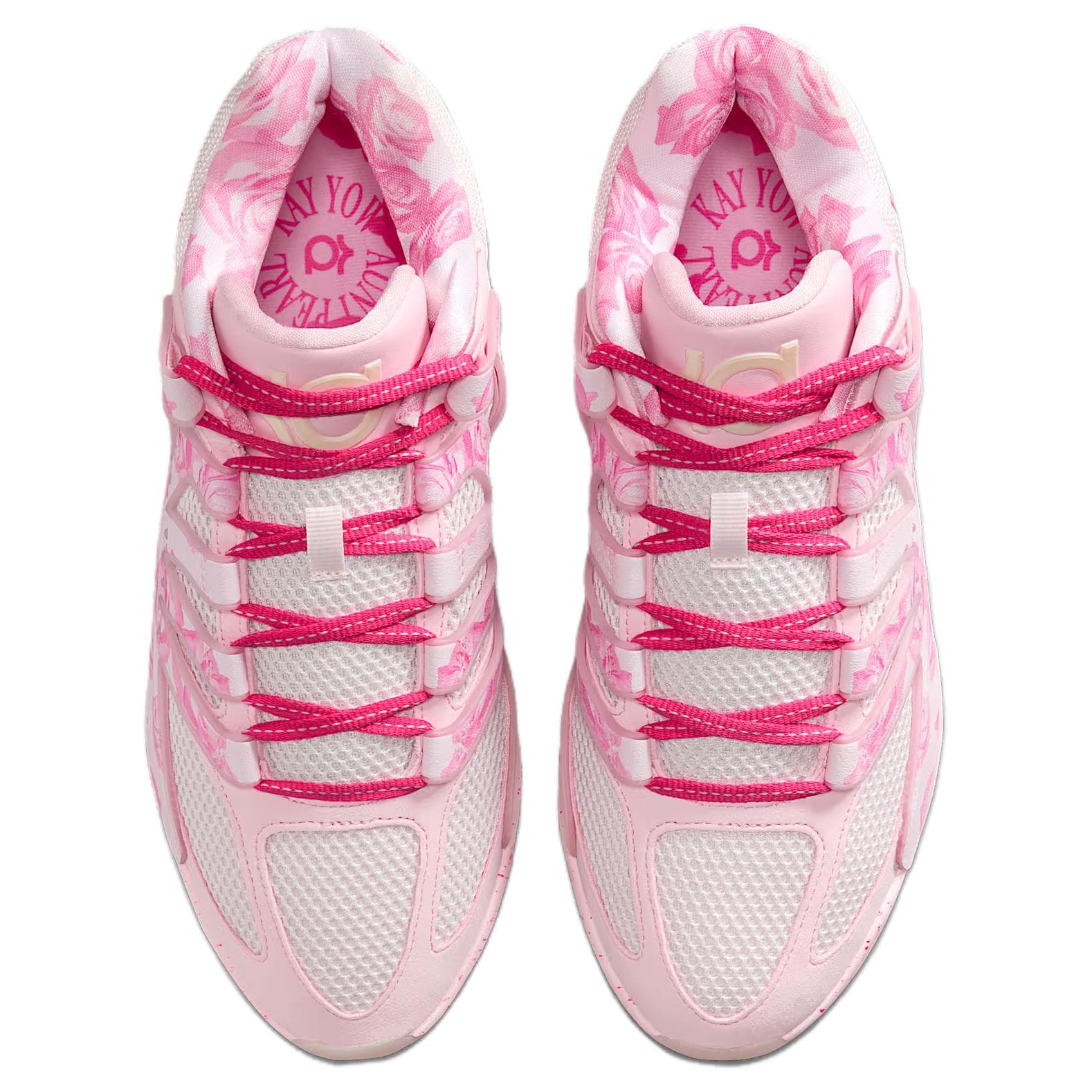 Кроссовки для баскетбола Nike KD 18 Дышащая Поддержка Сцепление Баскетбольные Кроссовки Мужские Розовые - изображение 4