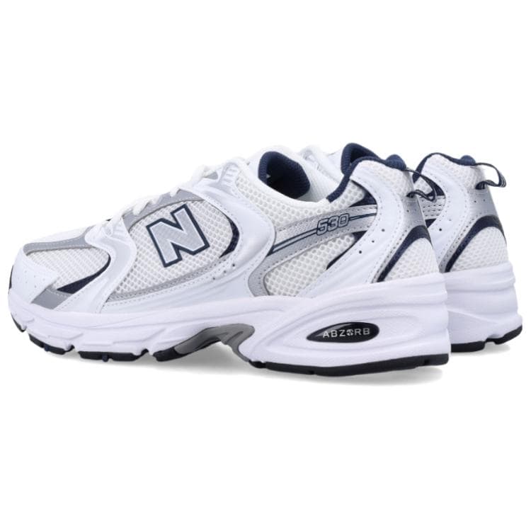 Кроссовки для бега New Balance NB 530 Устойчивые к истиранию низкие повседневные беговые кроссовки Мужские Серебряные - изображение 5