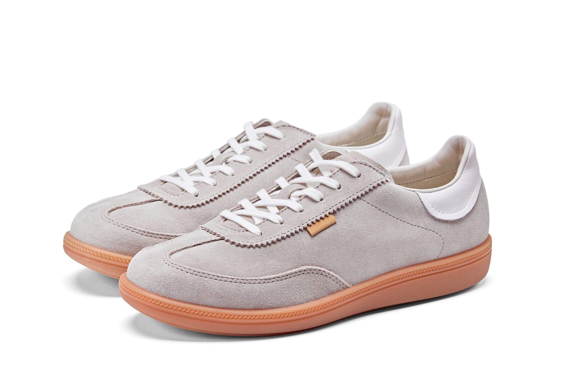 Кроссовки Ecco SS26 Мягкий 11 Коллекция Низкие кеды Женские Бежевые 235813 - изображение 3