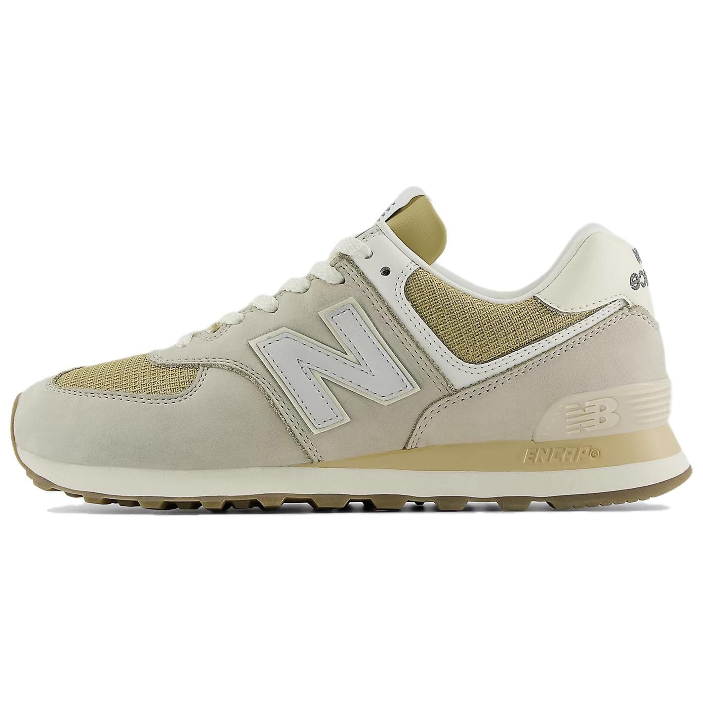 Кроссовки New Balance NB 574 Повседневная обувь Унисекс Бежевый - изображение 1