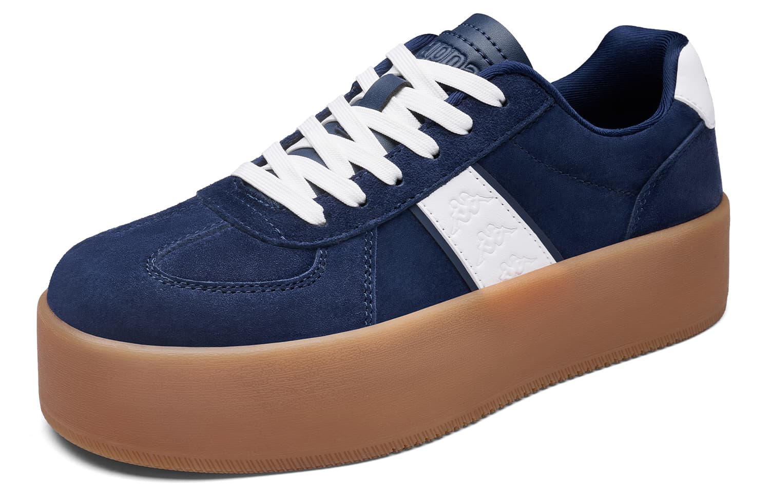 Кроссовки Kappa Ice Cream Shoes Спина To Спина Устойчивые к истиранию Низкие Кеды немецкой армии (GAT) Женские Синие - изображение 3