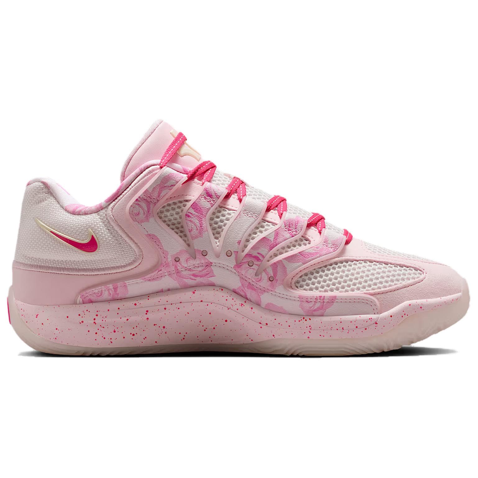 Кроссовки для баскетбола Nike KD 18 Дышащая Поддержка Сцепление Баскетбольные Кроссовки Мужские Розовые - изображение 2