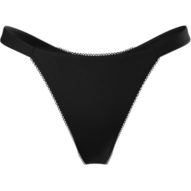 Трусы Victoria's Secret Victoria's Secret Fashion Show Collection 1 пара (черная) Женские Стринги - изображение 1