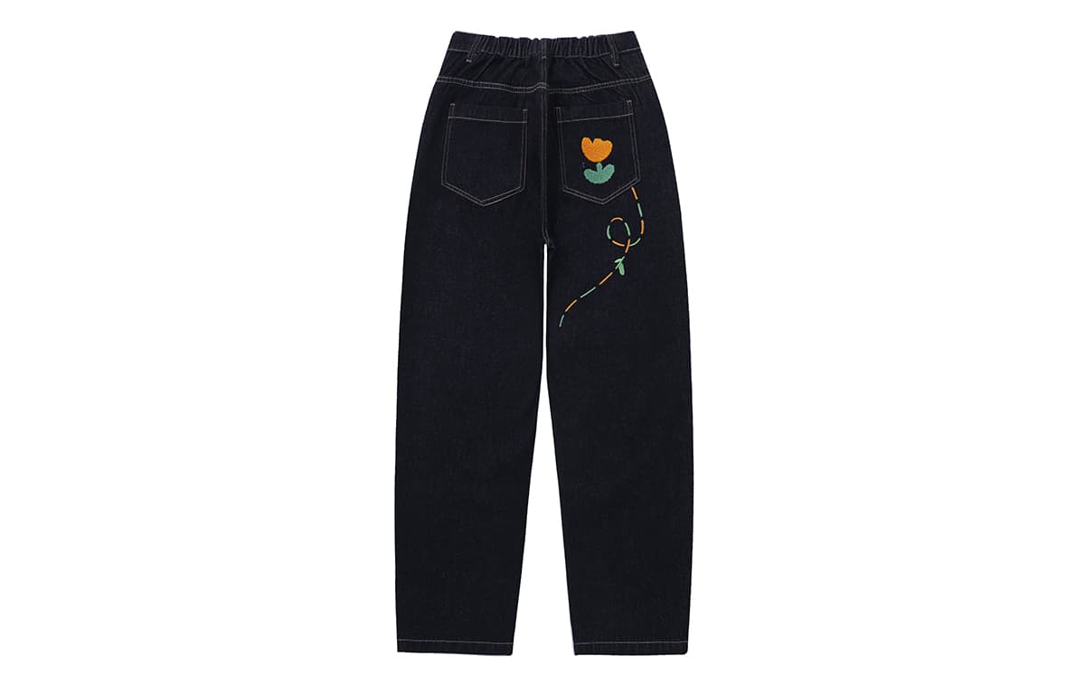Штаны LAMLICKA Blue Unisex Jeans LAMLICKA Синий Унисекс Джинсы - изображение 2