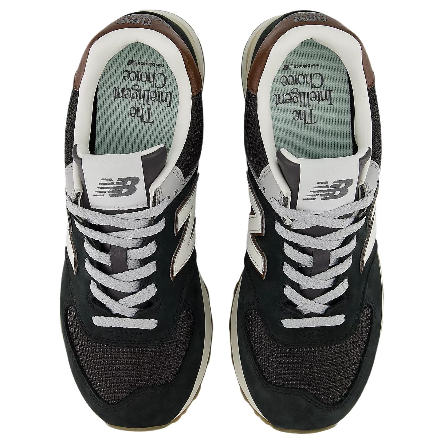 Кроссовки для бега New Balance NB 574 Удобный Беговые кроссовки Унисекс Черный - изображение 4
