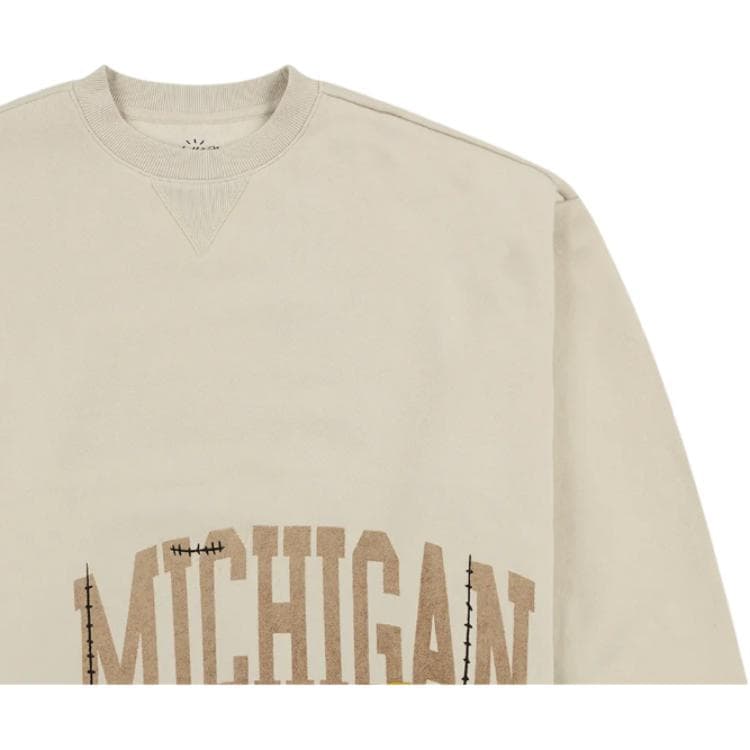 Худи Travis Scott x Mitchell Ness SS24 UNIVERSITY OF MICHIGAN LOGO - изображение 3