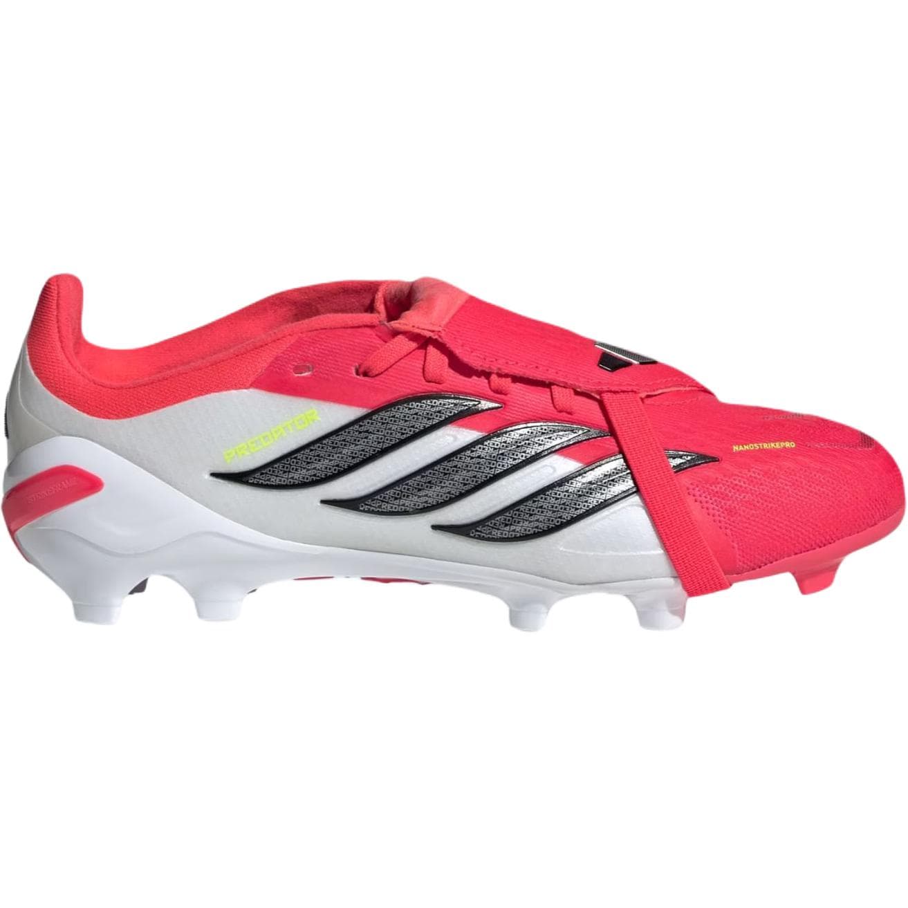 Бутсы Adidas PREDATOR ELITE Низкие Футбольные Бутсы Ярко-Красные Черные Детские - изображение 2