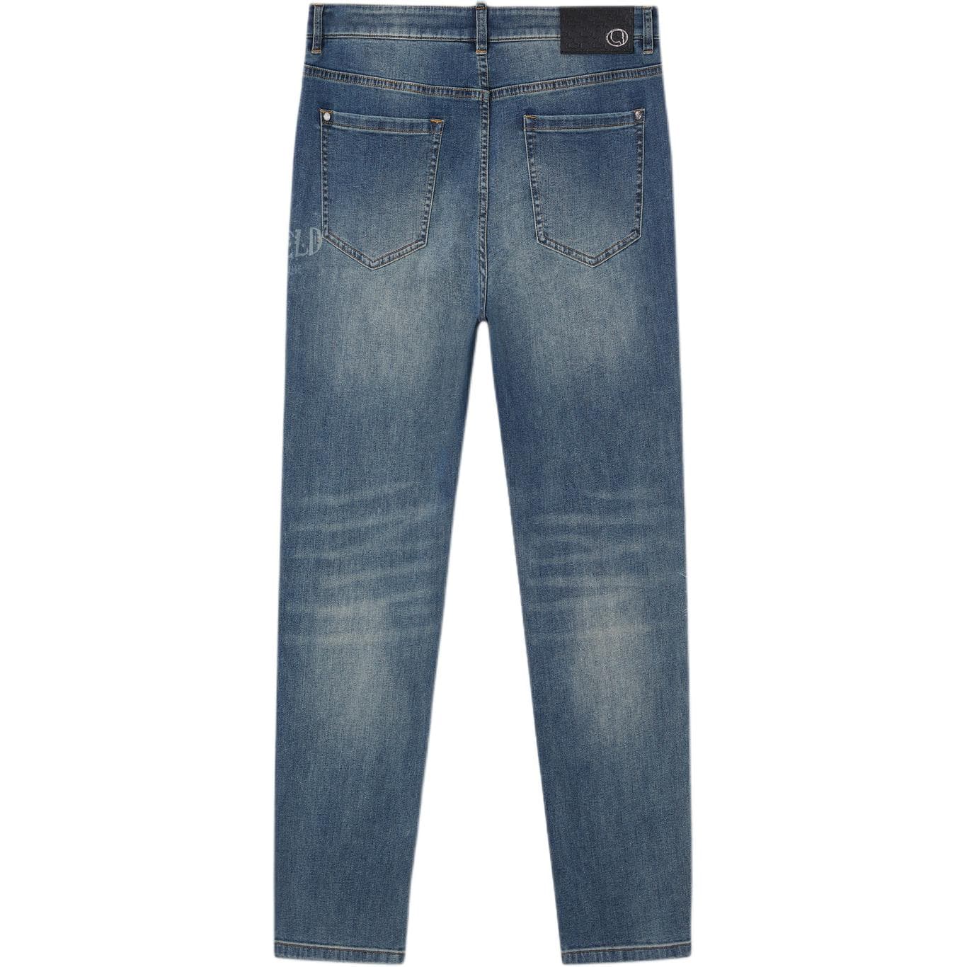 Штаны KARL LAGERFELD / Karl Lagerfeld Jeans SS26 Деловой повседневный стиль премиум на открытом воздухе модный хлопок вышивка с принтом брюки джинсы мужской - изображение 2