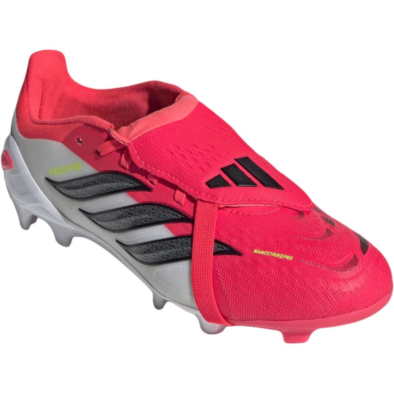 Бутсы Adidas PREDATOR ELITE Низкие Футбольные Бутсы Ярко-Красные Черные Детские - изображение 3