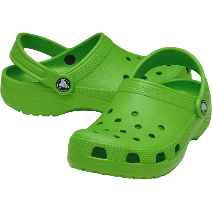 Crocs Classic clog Sabo Rubber Baby Green Crocs Classic clog Сабо Рубиновый Детский Зеленый - изображение 3