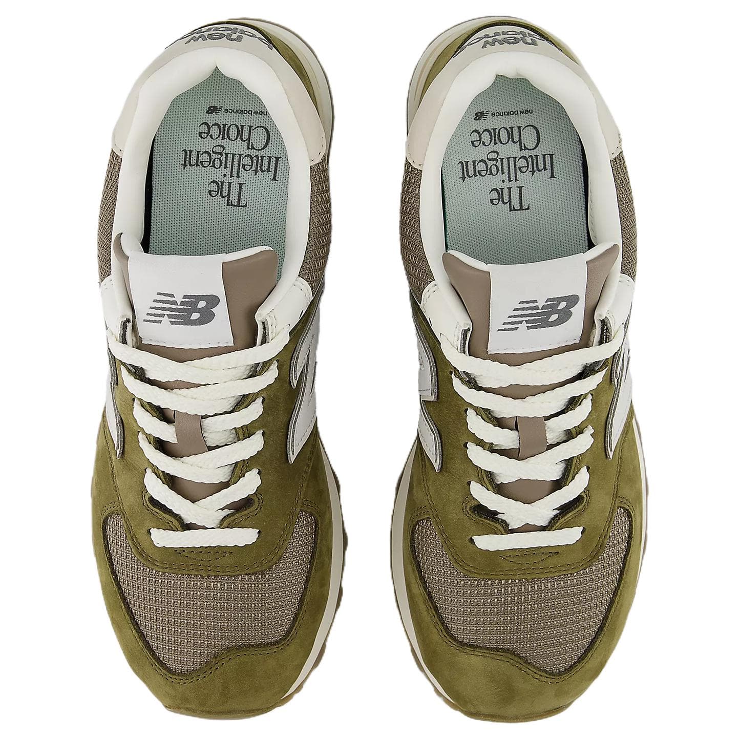 Кроссовки New Balance NB 574 Повседневная обувь Унисекс Зеленый - изображение 3