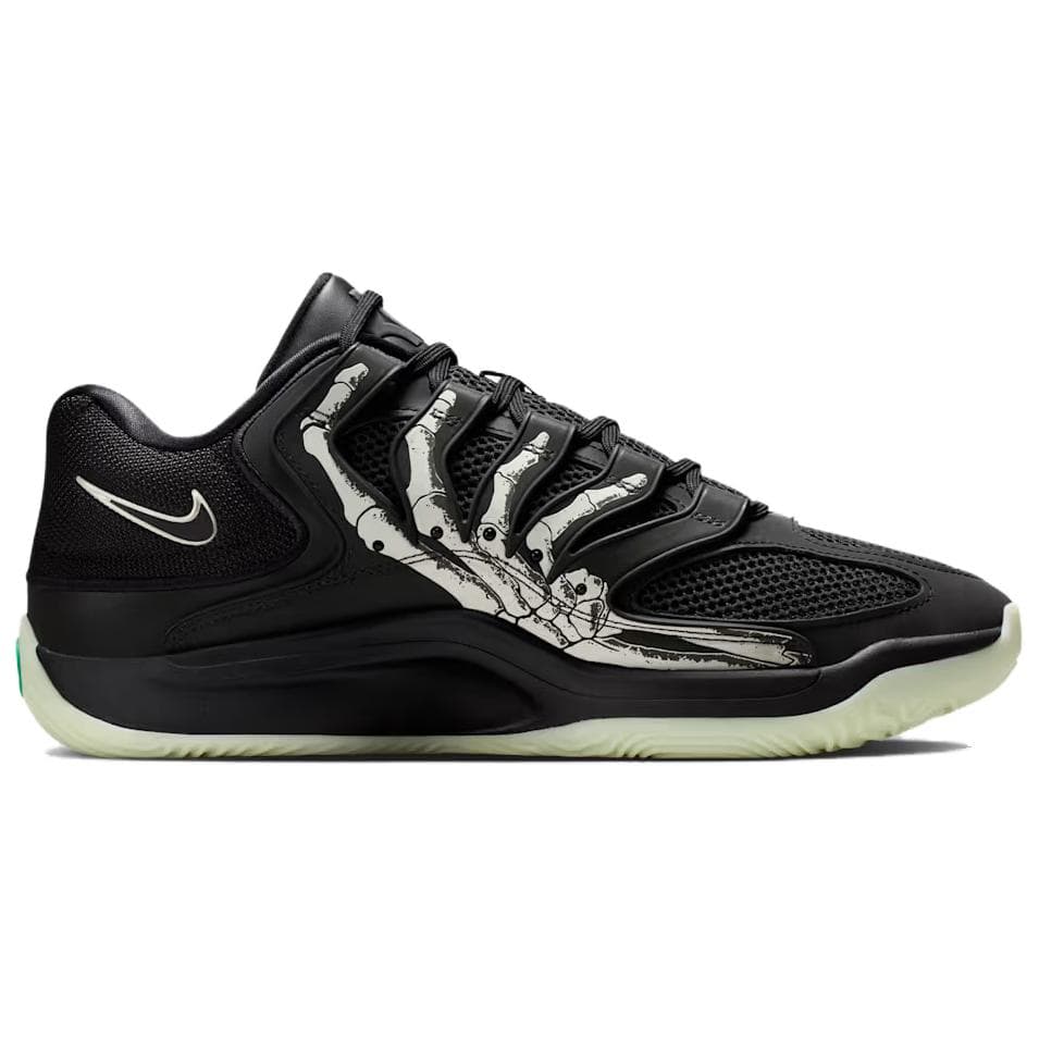 Кроссовки для баскетбола Nike KD 18 Дышащие Баскетбольные Кроссовки с Тяжением Мужские Черные - изображение 2