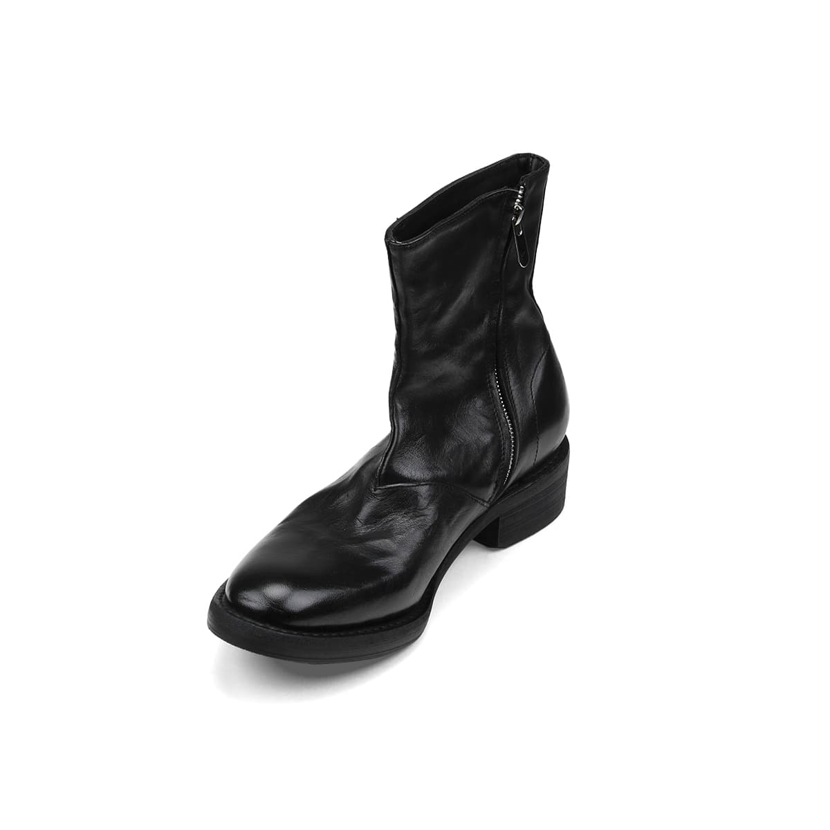 Ботинки челси HANQIAORIJI Black Blood Collection Лошадиная кожа Короткий Челси Унисекс - изображение 5