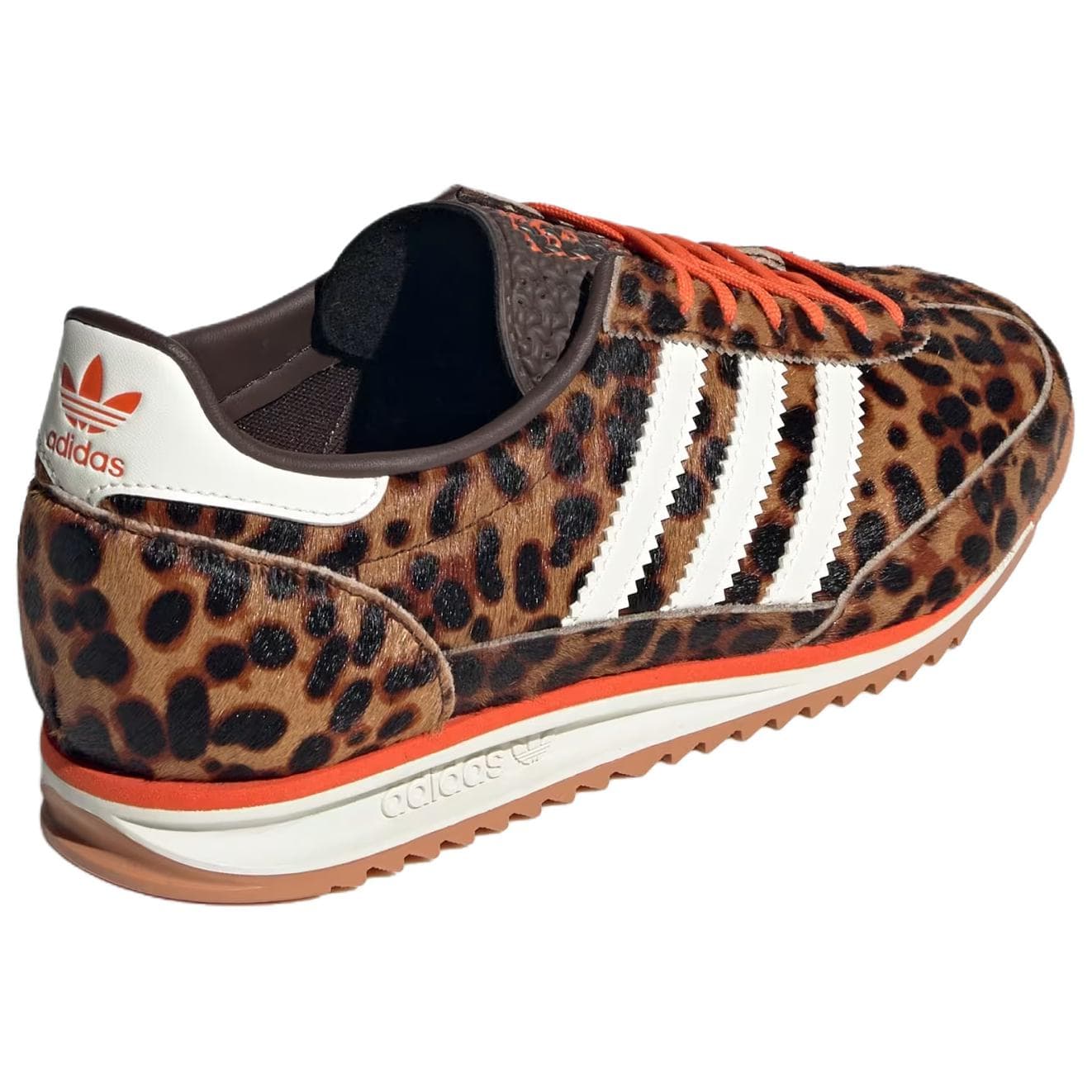 Кроссовки Adidas Originals SL 72 OG Low Топ Повседневная обувь Женские Коричневый - изображение 5