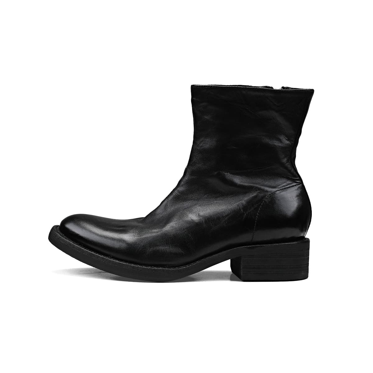 Ботинки челси HANQIAORIJI Black Blood Collection Лошадиная кожа Короткий Челси Унисекс - изображение 6