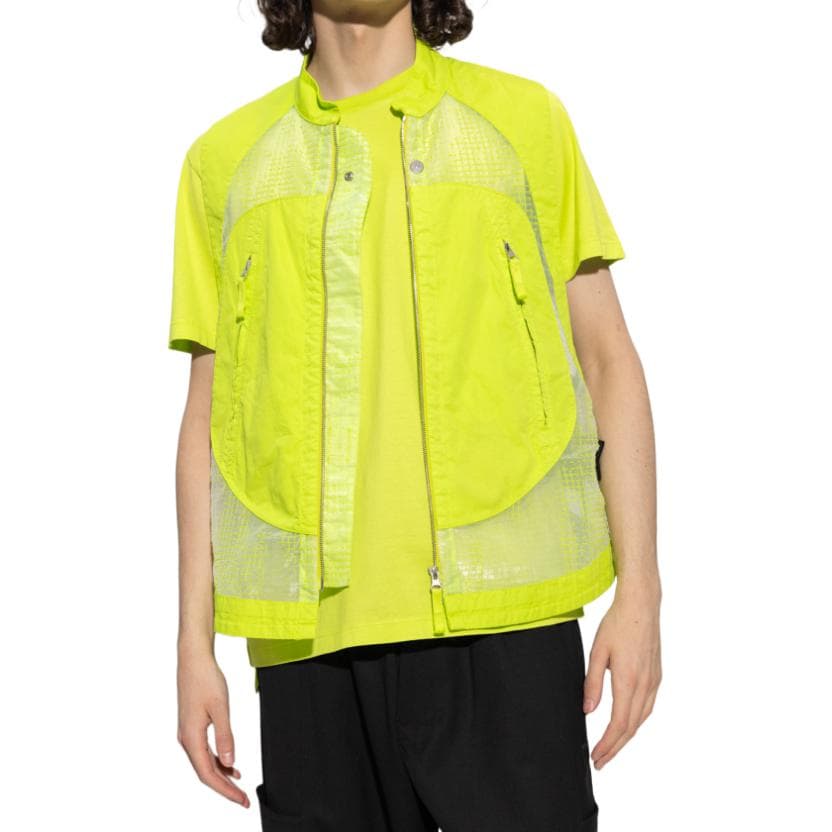 Жилет STONE ISLAND Жилет Унисекс Неоновый Зеленый - изображение 3