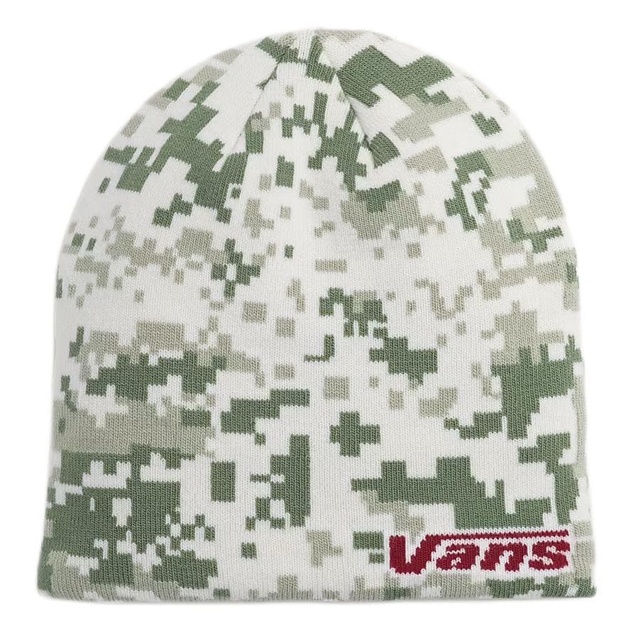 Шапка Vans Акриловые шапки-бини унисекс оливково-зеленый зефирно-белый - изображение 1