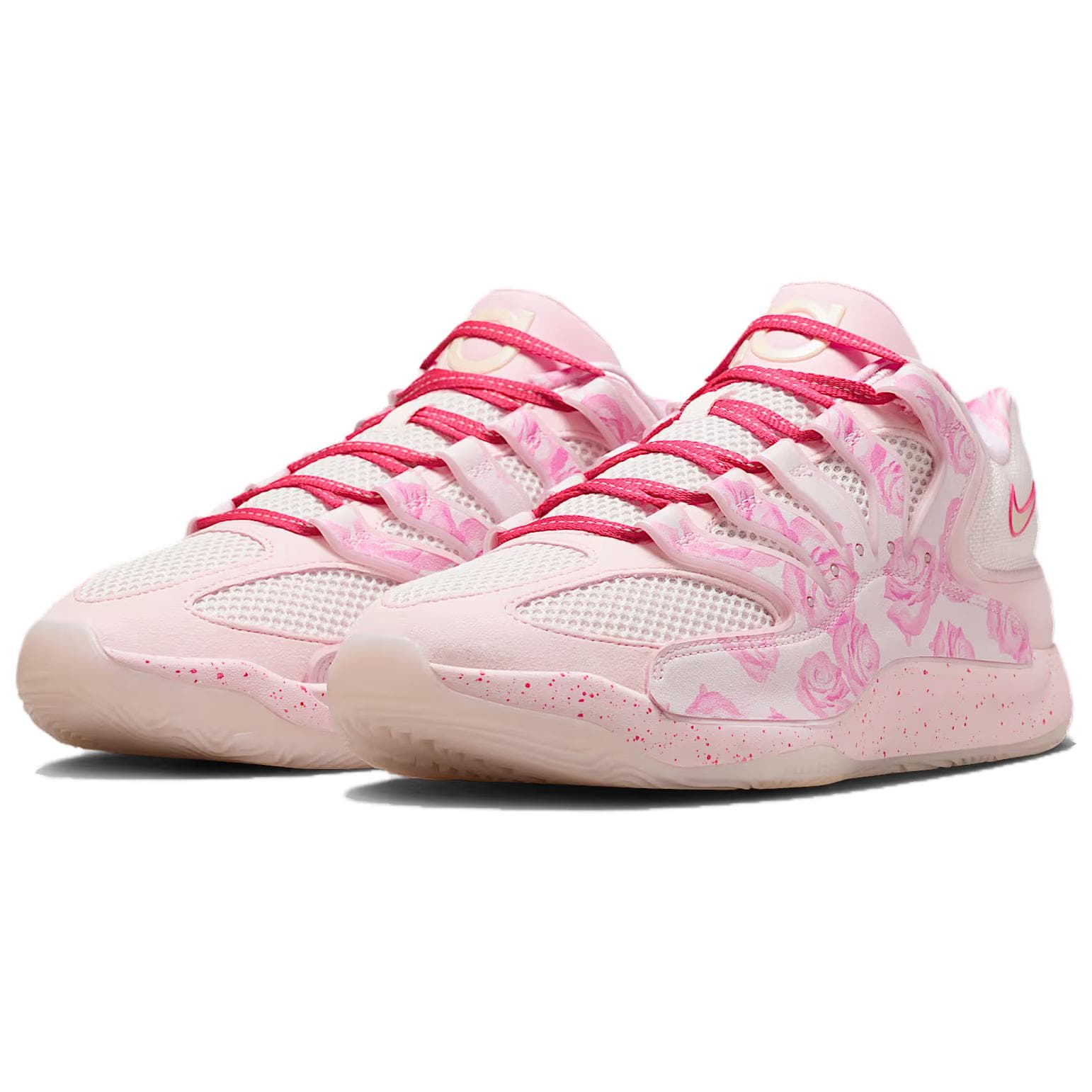 Кроссовки для баскетбола Nike KD 18 Дышащая Поддержка Сцепление Баскетбольные Кроссовки Мужские Розовые - изображение 3