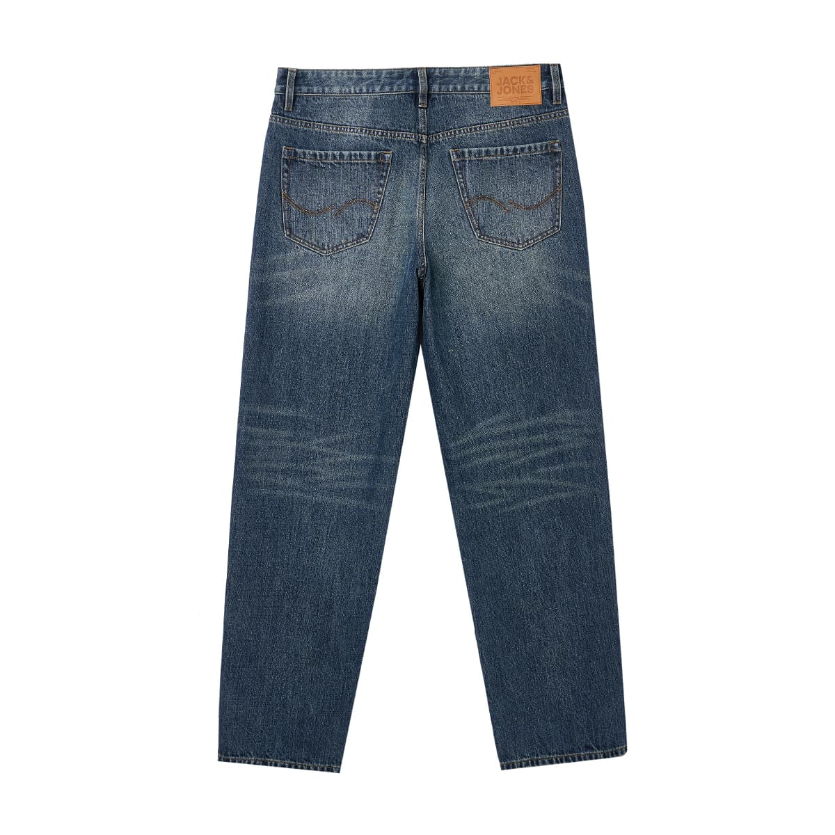 Штаны JACK&JONES Силуэт состаренный промытый многокарманный брюки прямая линия модный универсальный Cleanfit свободный классические джинсы мужские - изображение 2