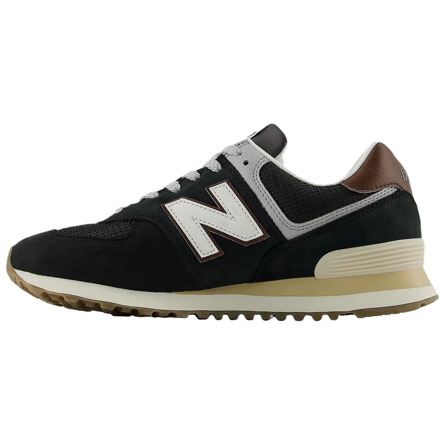 Кроссовки для бега New Balance NB 574 Удобный Беговые кроссовки Унисекс Черный - изображение 2