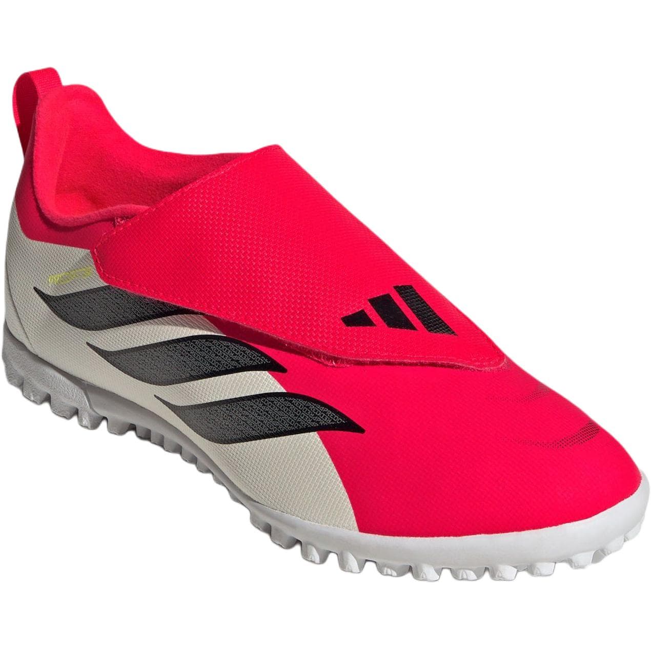 Бутсы Adidas Predator CLUB Low Футбольные бутсы для детей красные и черные - изображение 3