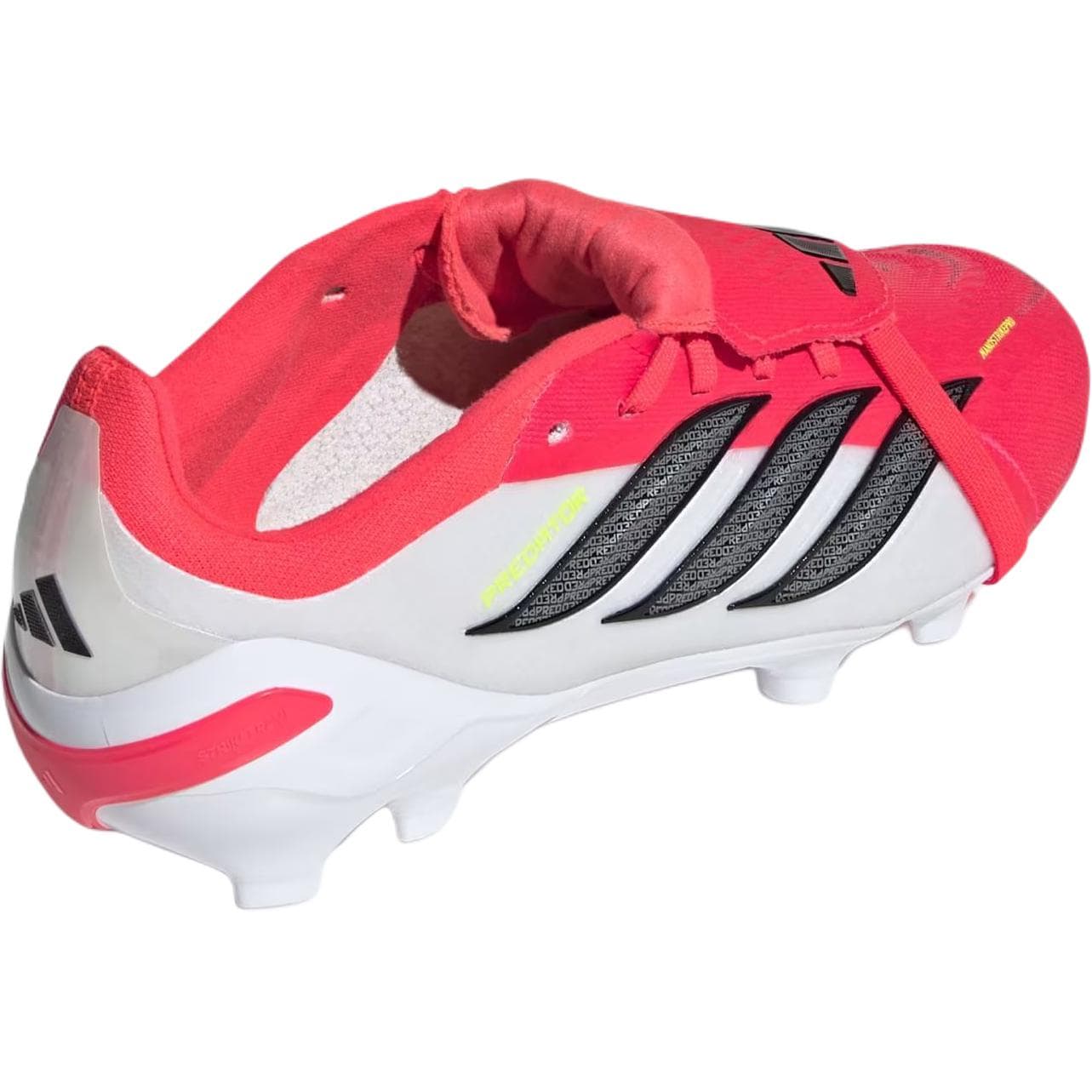 Бутсы Adidas PREDATOR ELITE Низкие Футбольные Бутсы Ярко-Красные Черные Детские - изображение 4