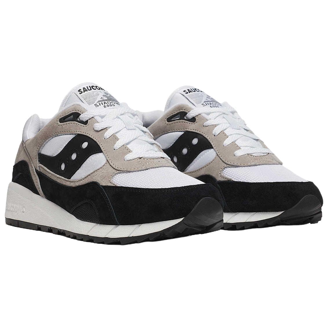 Кроссовки для бега Saucony Shadow 6000 Поддержка Баланс Поддержка Баланс Беговые кроссовки Унисекс Белый Серый Черный - изображение 3