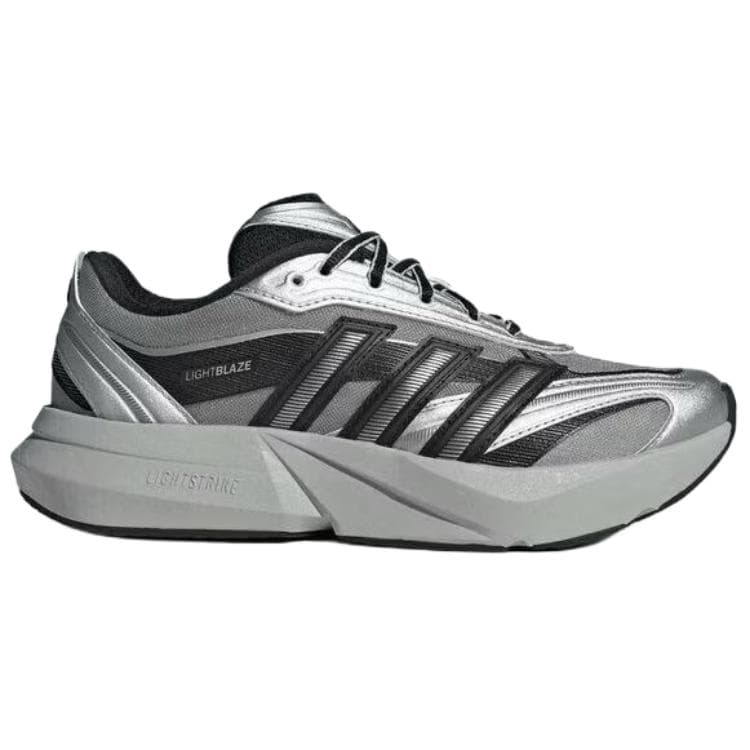 Кроссовки для бега Adidas LIGHTBLAZE GLOW Беговые кроссовки Женские Серый Серебряный Черный - изображение 2