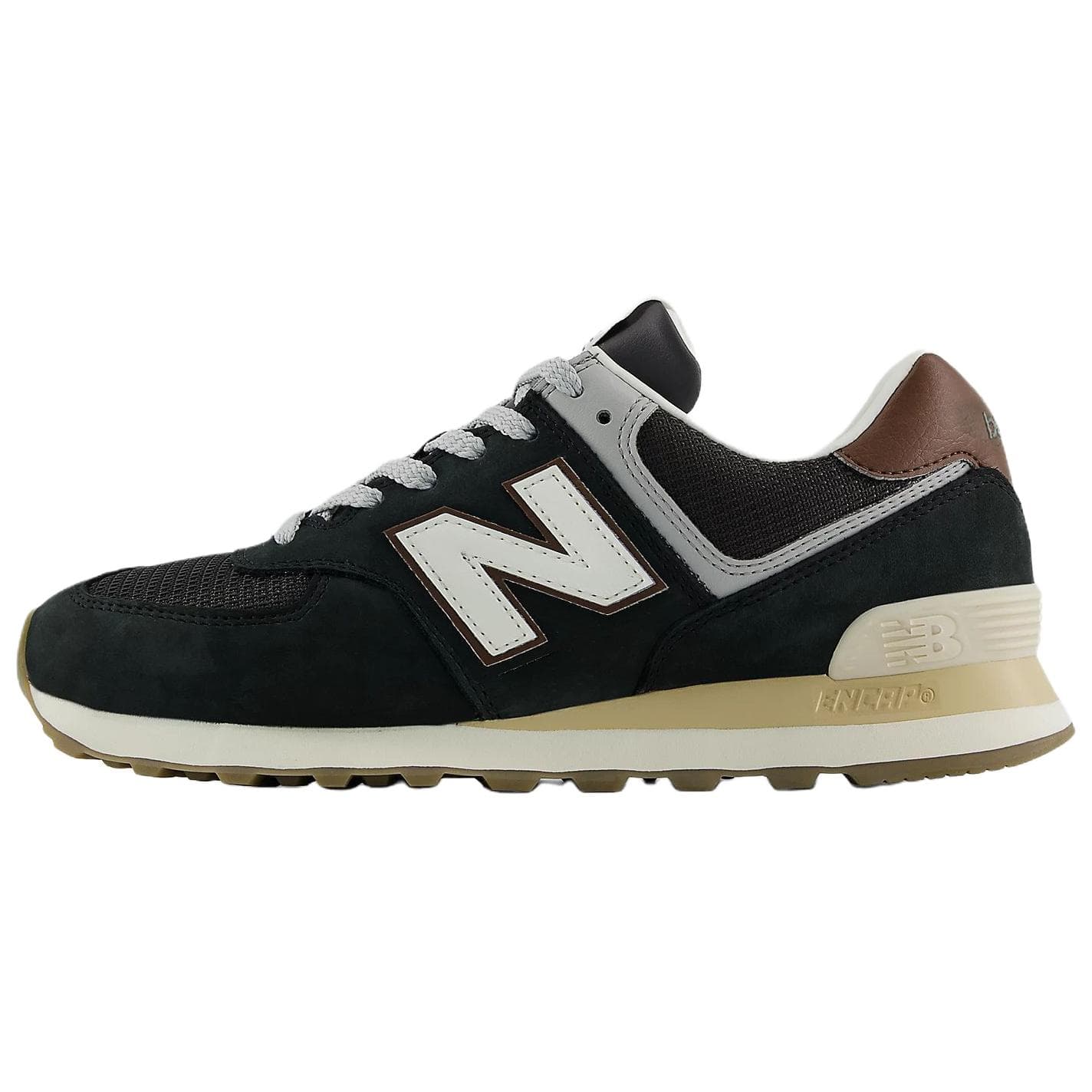 Кроссовки для бега New Balance NB 574 Удобный Беговые кроссовки Унисекс Черный - изображение 1