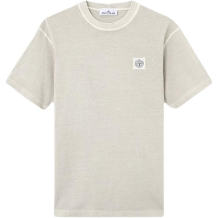 Футболка Stone Island Pearl Gray Мужская T-Рубашка - изображение 1
