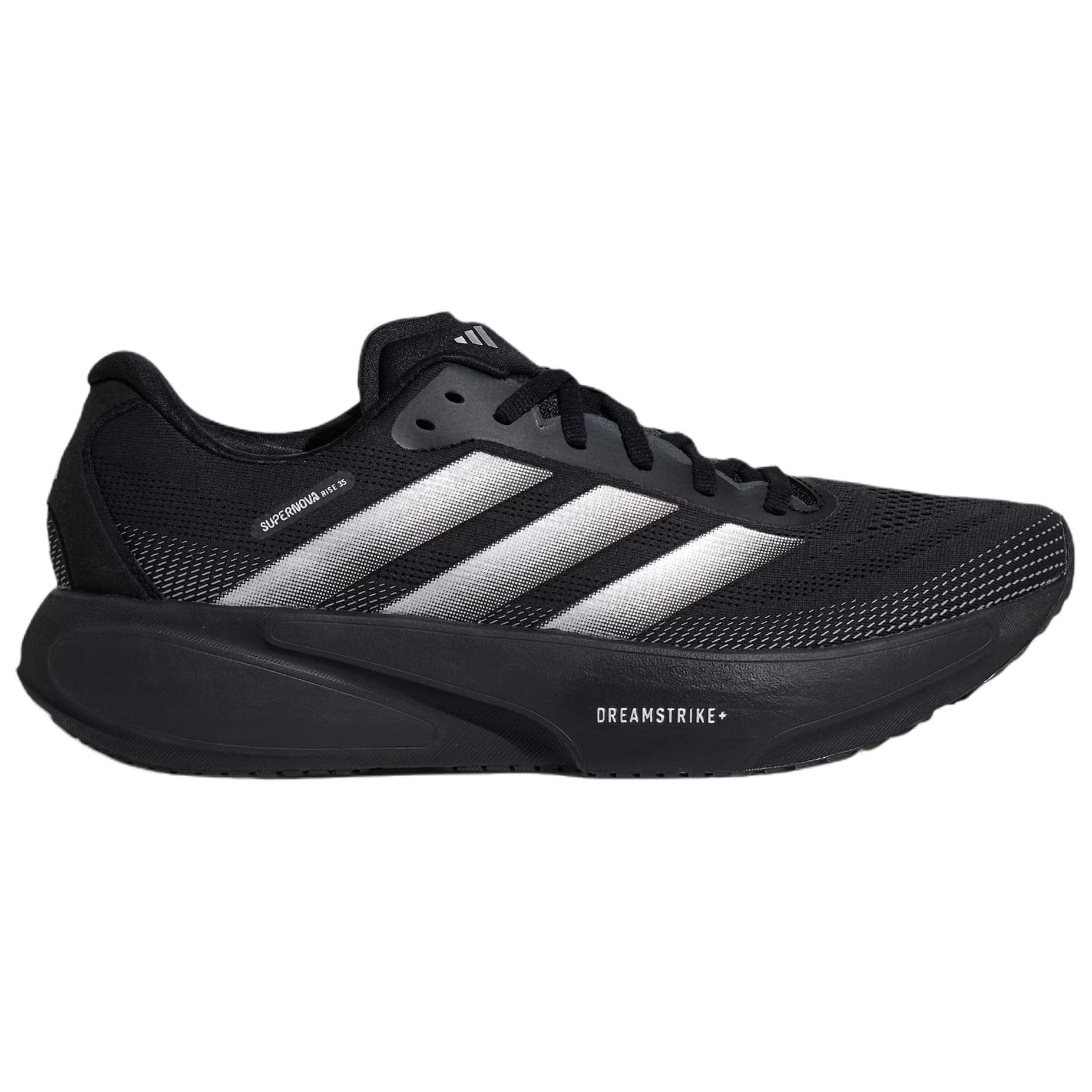 Кроссовки для бега Adidas SUPERNOVA RISE 3S Дышащий Low Топ Беговые кроссовки Унисекс Черный - изображение 2
