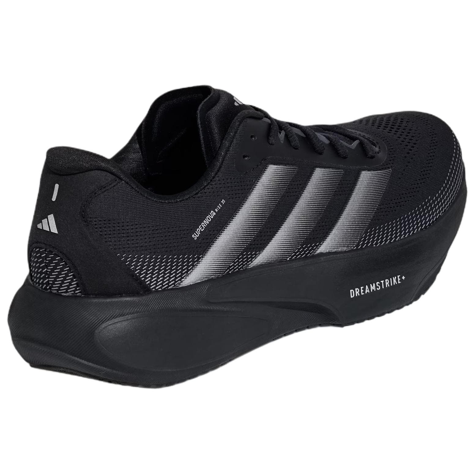 Кроссовки для бега Adidas SUPERNOVA RISE 3S Дышащий Low Топ Беговые кроссовки Унисекс Черный - изображение 4