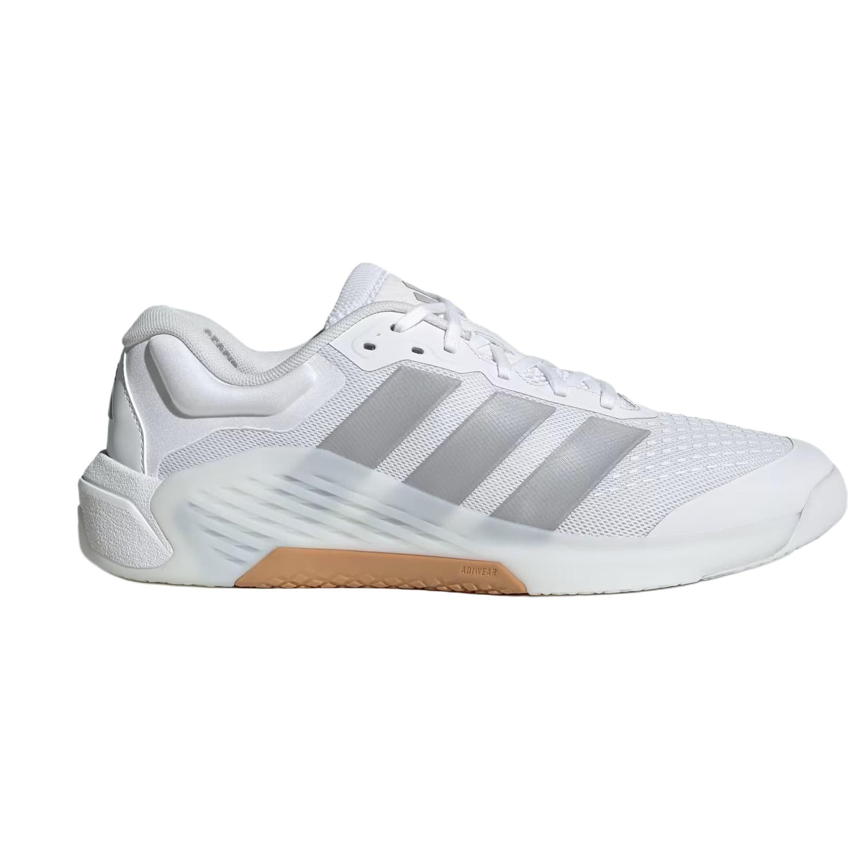 Кроссовки для спортзала Adidas DROPSET 4 Ткань Тренировочные Кроссовки Мужские Белые Серебряные - изображение 2