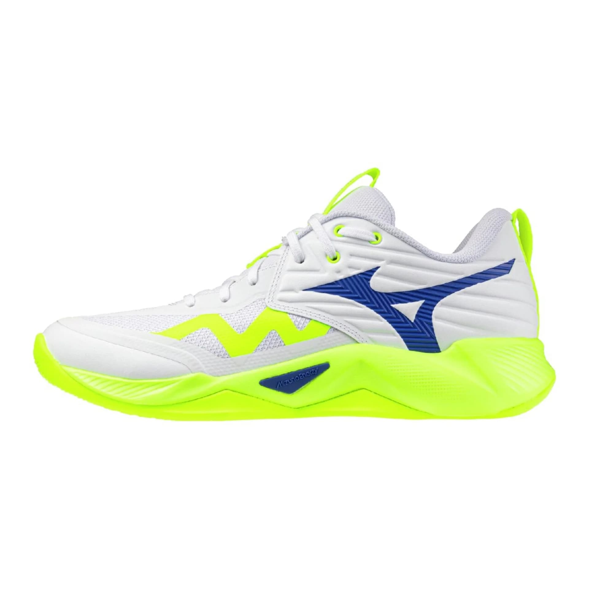 Кроссовки Mizuno WAVE MOMENTUM PRO Кожа Волейбольные кроссовки Унисекс Бело-зеленый - изображение 1