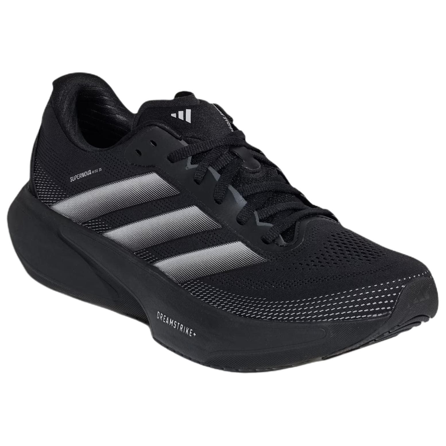 Кроссовки для бега Adidas SUPERNOVA RISE 3S Дышащий Low Топ Беговые кроссовки Унисекс Черный - изображение 3